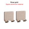 Bathroom Shelf Razor Stand Wall Razor Holder Shower Razor Blade Holder Man Shaver Holder for Bathroom Hook Hanger Shaving Holder (Size : A Rose Gold 2 PCS) view 2