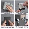 Bathroom Shelf Razor Stand Wall Razor Holder Shower Razor Blade Holder Man Shaver Holder for Bathroom Hook Hanger Shaving Holder (Size : A Rose Gold 1 PC) view 4