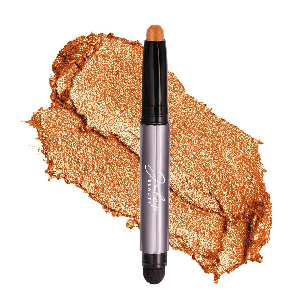 Julep Eyeshadow 101 Cream-to-Powder Waterproof Shadow Stick  Marmalade Shimmer  Long-Lasting, Crease-Proof, Orange Apricot Shimmer Cream Eyeshadow with Built-in Smudger