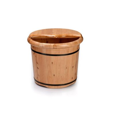 ENWINDXS Foot Spa Bath Cedar Heightening Wooden 35CM Foot Bath Barrel Bath Bucket Foot Tub Footbath Foot Massage