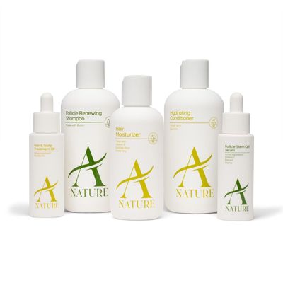 Anature Hair Natures Confidence Complete Care Kit - Moisturizing, Promotes Healthy Hair Growth - Thick, Dry, Damaged, Curly Hair - 5 Piece Set - 17 Fl Oz