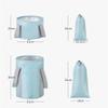 ErdBar Foot Soak Tub Foot Soaking Bath BucketFoot Bath Portable Travel Thermal Insulation Multifunctional Foldable Foot Soaking Bucket (Color : A2, Size : 38cm*31.1cm) view 2