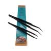 Eyebrow Extension Premium Kit with 2 Tray of Mink Eyebrows in Brown, Comes on Mixed Length Trays 5-8 mm Mix, Eyebrow Premium Glue Clear & Dual Pack (Straight & Curved Tip) Extension Tweezers view 3