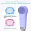 EZBASICS Facial Cleansing Brush face Scrubber Waterproof Face Scrub Brush for Men & Women Rechargeable Face Brushes for Facial Electric Silicone Face Scrubber Cleanser Brush 1 Pack+3 Modes Violet view 4
