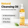 MANYO Pure Cleansing Oil Korean Facial Cleanser, Blackhead Melting, Daily Makeup Removal with Argan Oil, Korean Skin care 6.76 fl oz (200ml) view 3