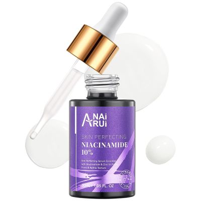 ANAI RUI Niacinamide Serum 10% with Arbutin,Zinc 1% &Vitamin B3 for Face, Minimizer Pores, Redness Relief,Reduce Uneven Skin Tone,Wrinkles&Fine Lines,1fl.oz