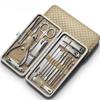 19 In1 Stainless Steel Manicure Set Nail Clipper Kit of Pedicure Tools Ingrown Nail Trimmer Sets Kits,Golden view 1