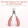 Rolabling Toenail Clippers for Ingrown or Thick Toenails 2 Spring Professional Nail Clippers for Men Seniors Women Pedicure Clippers Toenail Cutters Stainless Steel Sharp Curved Blade Grooming Tool view 3