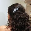 Foyte Wedding Hair Comb Crystal Bridal Headpieces Rhinestone Hair Pieces Bridesmaid Side Combs Hair Accessories for Women and Girls (gold) view 2