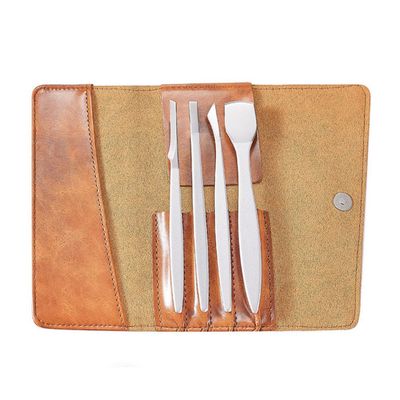 Pedicure Knife Set Ingrown Toenail Foot Care Tools Stainless Steel Nail Nippers Clipper Remover Kit for Feet Tools,4 PCS,A