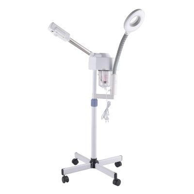 Winado 2 in 1 Professional Facial Steamer with 5X Magnification Lamp & Touch Screen, Esthetician Steamer Humidifier Face Spa Mist Steam for Home Beauty Salon, Personal Skin Care Deep Cleaning, White
