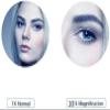 AMHIL Vanity Mirror 8 Inch Double Sided Wall Mount Makeup Mirror with 10X Magnification, Two-Sided 360Swivel Extendable Cosmetic Mirror Bathroom Shaving Mirror Mirror view 2