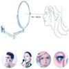 AMHIL Vanity Mirror 8 Inch Double Sided Wall Mount Makeup Mirror with 10X Magnification, Two-Sided 360Swivel Extendable Cosmetic Mirror Bathroom Shaving Mirror Mirror view 4