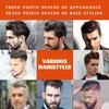 Grospe Hair Styling Gel, 2-in-1 Wax Gel with Comb, Men's Grooming gel, Moisturizing Long Lasting Fast Build , 100 ml, Includes 4 Hair Styling Combs view 3