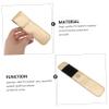 FRCOLOR 9pcs Stainless Steel Eyelash Tweezer Pu Leather Sleeve Protective Case for Lash Tools Shockproof and Wear-resistant Simple Design and Easy to Maintain view 2