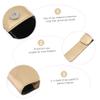 FRCOLOR 9pcs Stainless Steel Eyelash Tweezer Pu Leather Sleeve Protective Case for Lash Tools Shockproof and Wear-resistant Simple Design and Easy to Maintain view 4