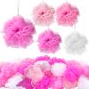 CHENGU 80 Pcs Loofah Bulk Sponge Bath Sponges for Shower, 20g (Pink Series) view 1