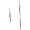 Beaupretty 3pcs Nasal Hair Trimmer Kit Rounded Tip Scissors and Tweezer Tool for Precise Grooming Construction Safe and Painless Nose Hair Removal Portable for Home and Travel Use view 1