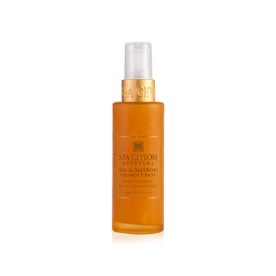 SPA CEYLON Sal and Saffron Vitamin E Enriched Ultra Hydrating Facial Treatment Gel | Hydrating Skincare | Brighter Natural Glow | Skin Repair
