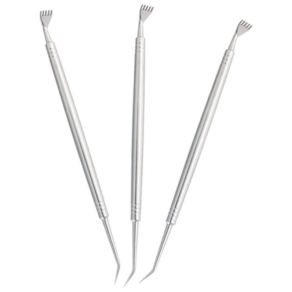 Beavorty 3pcs Eyelash Separator Tool for Makeup Ergonomic Eyelash Lift Tool for Curling Perming Lashes Portable Dual for Easy Styling