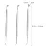 Beavorty 3pcs Eyelash Separator Tool for Makeup Ergonomic Eyelash Lift Tool for Curling Perming Lashes Portable Dual for Easy Styling view 2