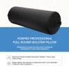 ForPro Professional Collection Jumbo Full Round Bolster Pillow, Black, Oil and Stain-Resistant, for Massage and Yoga, 9 R x 26 L view 3