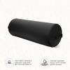 ForPro Professional Collection Jumbo Full Round Bolster Pillow, Black, Oil and Stain-Resistant, for Massage and Yoga, 9 R x 26 L view 4