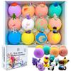 12 Bath Bombs for Kids with Surprise Toys Inside - Handmade in The USA from Natural Safe Ingredients for Sensitive Skin - 12 Different Scents with 12 Toys Inside- Gift for Girls and Boys view 1