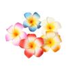 10 Pcs Multicolor Hawaii Plumeria Flower Clips Hawaiian Hair Barrettes Beach Party Hair Clips Artificial Tropical Flower Hairpins for Wedding 7cm view 1