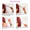 1008 Pcs Hair Beads Kit for Girls and Kids Hair Braids, 500Pcs 9x6mm Glitter Pony Beads, 500Pcs Mini Elastic Rubber Bands, 5Pcs Quick Beaders, 1Pcs Rattail Comb and 2Pcs Duckbill Clips view 4