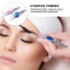 4pcs Stainless Steel Eyebrow Tweezers Eyebrow Shaping Tool Precision Slant Tweezers Stainless Steel Slant Tweezer Clips Mini Miss Selector Eyelash view 2