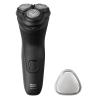 Philips Norelco Shaver 1100 Series, Dry Electric Shaver, 27 Self-Sharpening ComfortCut Blades, 4D Floating Heads, P-Cap, Deep Black, Model S1016/90 view 1
