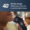 Philips Norelco Shaver 1100 Series, Dry Electric Shaver, 27 Self-Sharpening ComfortCut Blades, 4D Floating Heads, P-Cap, Deep Black, Model S1016/90 view 4