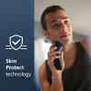 Philips Norelco Shaver 2400 Series, Wet and Dry Electric Shaver, Pop-up Trimmer, P-Cap, Deep Black, Model X3001/90 view 2