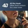 Philips Norelco Shaver 2400 Series, Wet and Dry Electric Shaver, Pop-up Trimmer, P-Cap, Deep Black, Model X3001/90 view 4