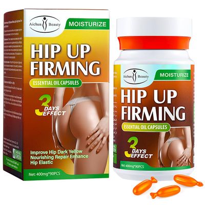 AICHUN BEAUTY Hip Up Firming Lifting Essensial Oil Capsules 3 Days Effect Moisturizing Nourishing 400mg x 90pcs