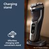 Philips Norelco Shaver 3900 Series, Wet and Dry Electric Shaver, P-Cap, Travel Pouch, Charging Stand, Storm Blue, Model S3341/92 view 3