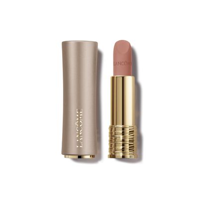 Lancme L'Absolu Rouge Intimatte Hydrating Matte Lipstick - Buildable & Lightweight Formula with a Soft Matte Finish - Up To 12HR Comfort- 215 First Kiss: warm peachy brown