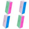 4 Way Nail Buffer Block (4 Pcs), Nail Shine Buffers Blocks Files for Natural and Acrylic Nails Smoother Buffing Block Polisher Fingernail File Buffer 120/240/600/3000 Grit for Buffing Shinning view 1