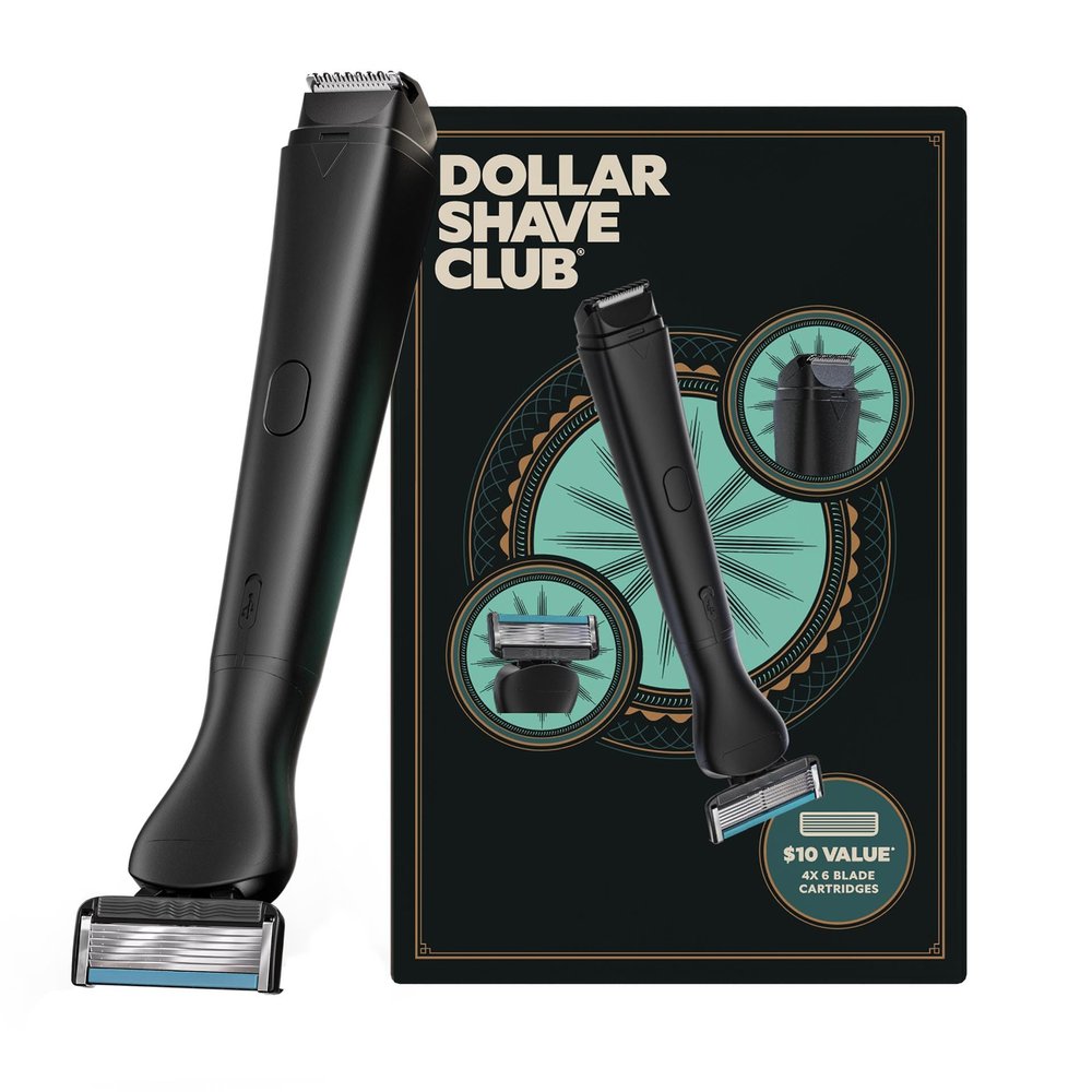 Dollar Shave Club | 3-in-1 Freestyler Electric | Trimmer/Razor, Trim, Shape, & Shave with One Tool