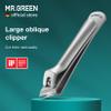 MR.GREEN Oblique Toenail Clipper Stainless Steel Pedicure Tools Good at Cutting Thick and Hard Nails Professional Ingrown Nail Cutter (Nail Clipper+Nail File) view 2