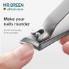 MR.GREEN Oblique Toenail Clipper Stainless Steel Pedicure Tools Good at Cutting Thick and Hard Nails Professional Ingrown Nail Cutter (Nail Clipper+Nail File) view 3