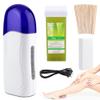 Dr.Pedi Roll on Wax Kit for Hair Removal Waxing Roller for Leg, Body, Arm, Bikini Area Wax Roller Warmer Waxing Kit for Women (Aloe) view 1
