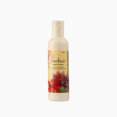 Sheltr Herbal Hair Serum For Men & Women | Non Sticky & Non Greasy Hair Serum For Silky & Smooth Hair, Tames Frizzy Hair | Strong, Tangle Free & Frizz-Free Hair (100 ML)