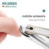 MR.GREEN Slanted Edge Nail Cutting Clippers Cuticle Nippers Tool Stainless Steel Dead Skin Oblique Tip Trimmer Manicure Scissors (Mr-1115 (Large)) view 2