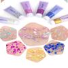 Gold Body and Face Glitter Gel, Hair Glitter Halloween Party Alien Costume Neon Accessories Perfect Decorations Makeup.(Gold) view 4