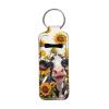 Baxinh Sunflower Cow Printed Chapstick Holder Keychain Clip-on Sleeve Chap Stick Pouch Lip Balm Holsteror Lipstick Tracker Safeguard view 1