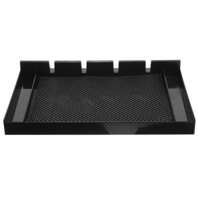 Beavorty Barber Clipper Tray Compact Hair Clipper Organizer for Stylists Multi-tool Storage Mat for Clippers Combs Scissors for Salon Workstations Home Use