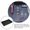 Beavorty Barber Clipper Tray Compact Hair Clipper Organizer for Stylists Multi-tool Storage Mat for Clippers Combs Scissors for Salon Workstations Home Use view 2