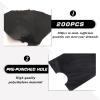 Large Tattoo Machine Covers - Narkysus 200Pcs Tattoo Pen Covers Disposable Black Pen Bags 2.5 x 7.1in Machine Sleeves for Tattoo Supplies view 4